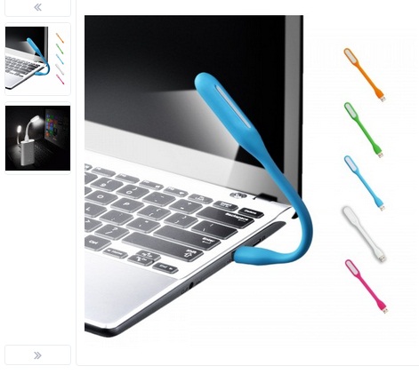 India Desire : Buy Flexible USB LED Light Lamp For Computer Reading Notebook Laptop At Rs. 60 Only From Letsbuy99